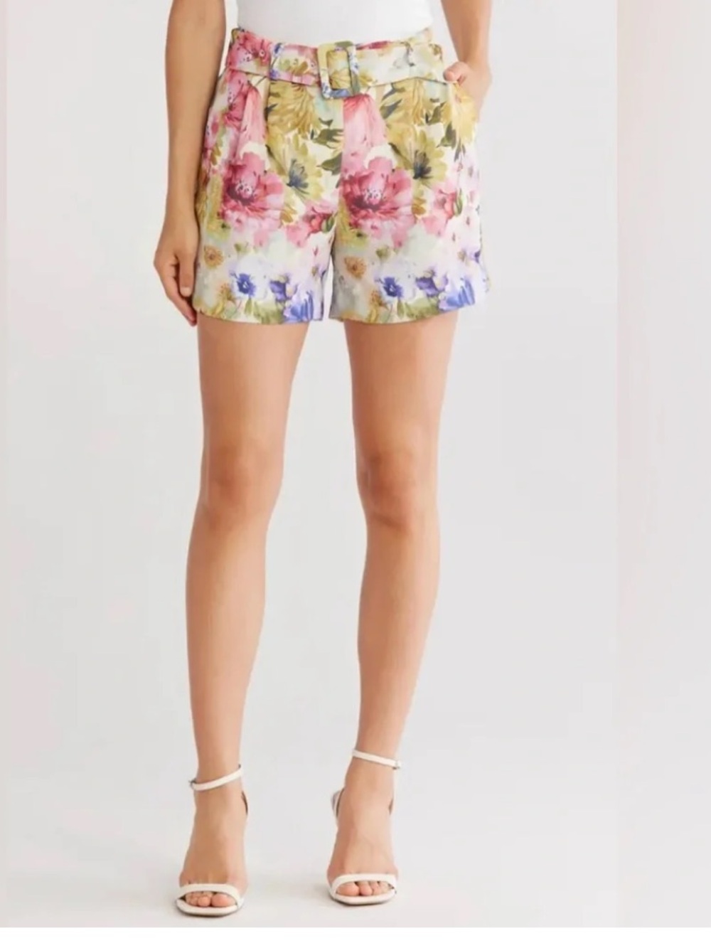 Jason Wu* Floral High-Waist Shorts